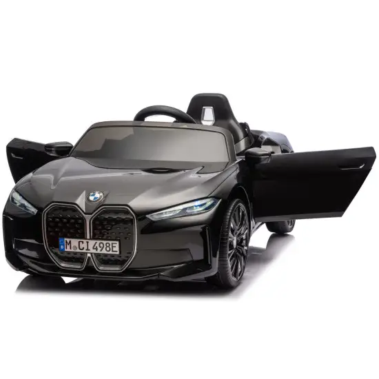 Juodas akumuliatorinis automobilis BMW i4 4x4 JE1009 Elektrinės mašinėlės vaikams