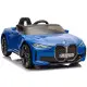 Mėlynas akumuliatorinis automobilis BMW i4 4x4 JE1009 Elektrinės mašinėlės vaikams
