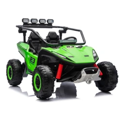 Žalias Akumuliatorinis automobilis DM-109, 24 V, 4x4