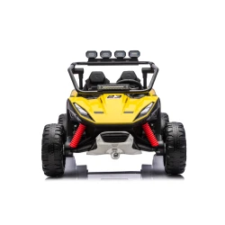 Geltonas akumuliatorinis automobilis DM-109, 24 V, 4x4