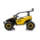 Geltonas akumuliatorinis automobilis DM-109, 24 V, 4x4 Elektrinės mašinėlės vaikams