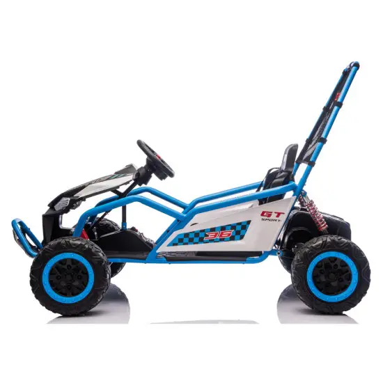 DM-107 – 24V7 baterijomis maitinama transporto priemonė su „Silent Blue“ varikliu Elektrinės mašinėlės vaikams