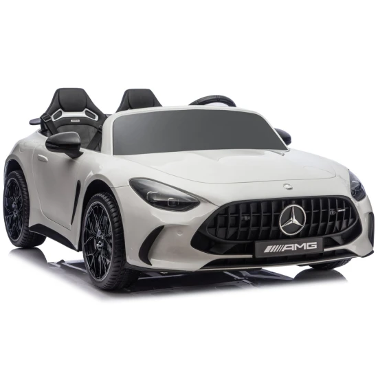 Baltas Mercedes GT63 AMG DK-GT63 24 V Elektrinės mašinėlės vaikams