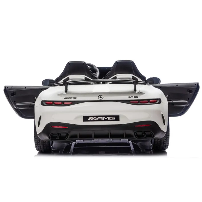 Baltas Mercedes GT63 AMG DK-GT63 24 V Elektrinės mašinėlės vaikams