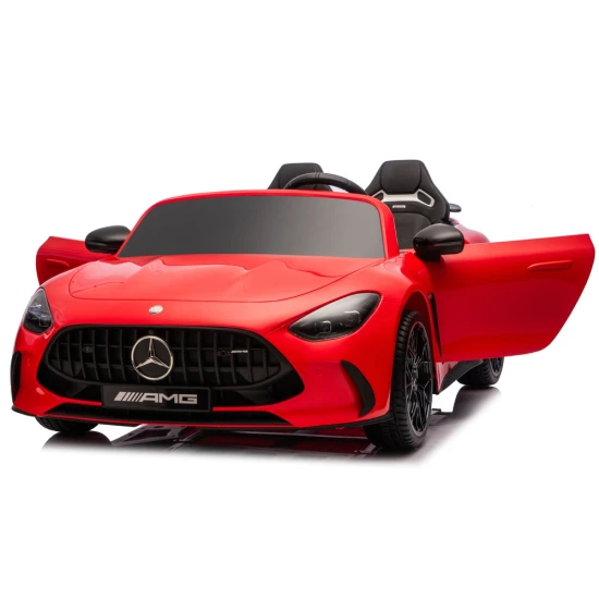 Raudonas Mercedes GT63 AMG DK-GT63 24 V Elektrinės mašinėlės vaikams