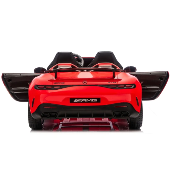 Raudonas Mercedes GT63 AMG DK-GT63 24 V Elektrinės mašinėlės vaikams