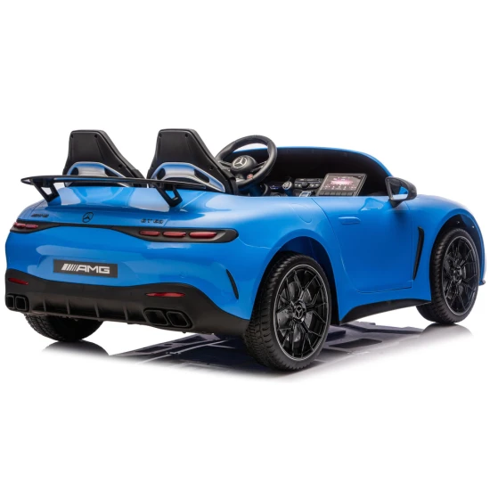 Mėlynas Mercedes GT63 AMG DK-GT63“ 24 V Elektrinės mašinėlės vaikams
