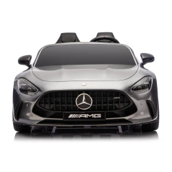 Pilkos Mercedes GT63 AMG DK-GT63 24 V elektrinis vaikiškas automobilis