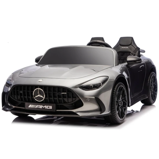 Pilkos Mercedes GT63 AMG DK-GT63 24 V elektrinis vaikiškas automobilis Elektrinės mašinėlės vaikams