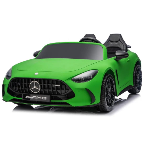 Žalios Mercedes GT63 AMG DK-GT63 24 V akumuliatorinis automobilis Elektrinės mašinėlės vaikams