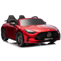 Raudonas Mercedes GT63 AMG DK-GT63 24 V akumuliatorinis automobilis