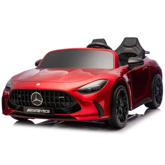 Raudonas Mercedes GT63 AMG DK-GT63 24 V akumuliatorinis automobilis Elektrinės mašinėlės vaikams