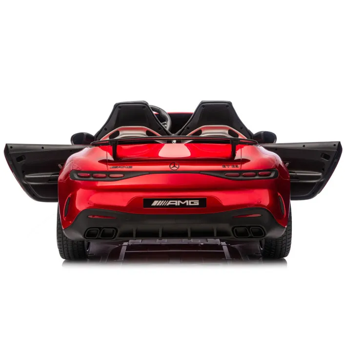 Raudonas Mercedes GT63 AMG DK-GT63 24 V akumuliatorinis automobilis Elektrinės mašinėlės vaikams