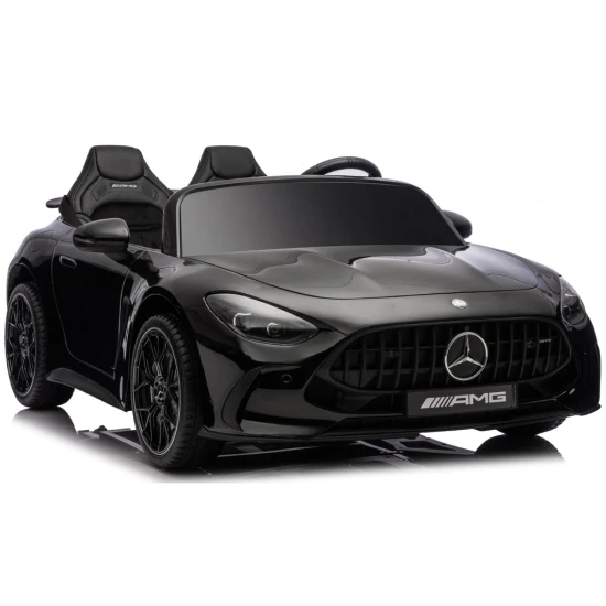 Juodas Mercedes GT63 AMG DK-GT63 24 V automobilis Elektrinės mašinėlės vaikams