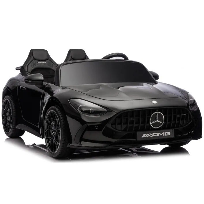 Juodas Mercedes GT63 AMG DK-GT63 24 V automobilis Elektrinės mašinėlės vaikams