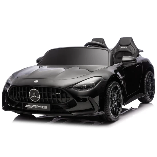 Juodas Mercedes GT63 AMG DK-GT63 24 V automobilis Elektrinės mašinėlės vaikams