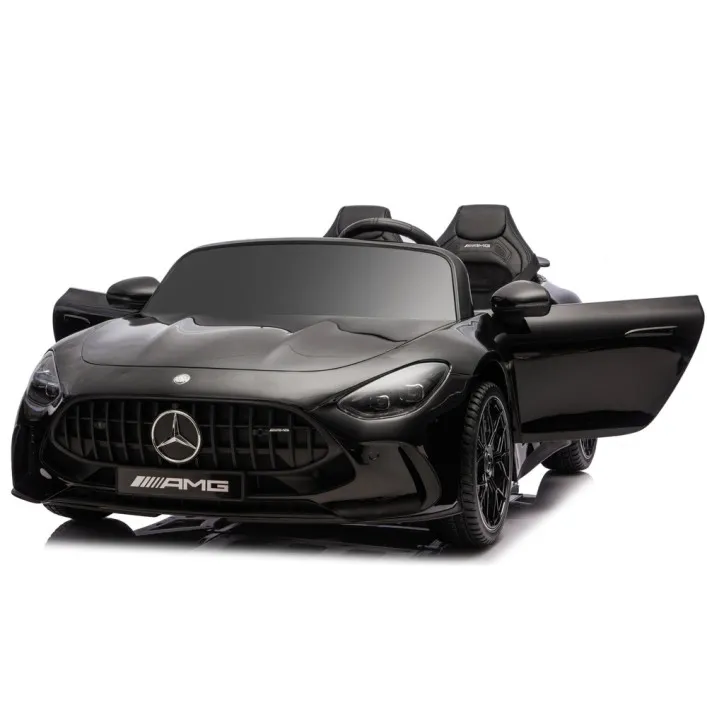 Juodas Mercedes GT63 AMG DK-GT63 24 V automobilis Elektrinės mašinėlės vaikams