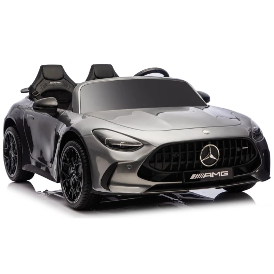 Pilkas Mercedes GT63 AMG DK-GT63 24 V elektrinis vaikiškas automobilis Elektrinės mašinėlės vaikams