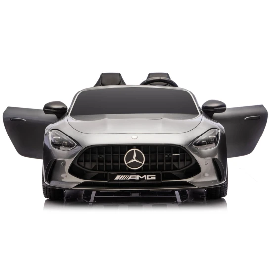 Pilkas Mercedes GT63 AMG DK-GT63 24 V elektrinis vaikiškas automobilis Elektrinės mašinėlės vaikams
