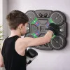 Interactive Musical Boxing Shield with LED Lights 3 Levels Black Stalo ir sporto žaidimai
