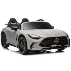 Šviesiai pilkas Mercedes GT63 AMG DK-GT63 24 V akumuliatorinis automobilis
