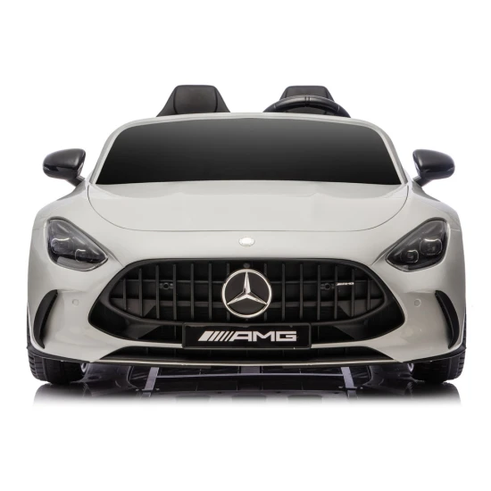 Šviesiai pilkas Mercedes GT63 AMG DK-GT63 24 V akumuliatorinis automobilis Elektrinės mašinėlės vaikams