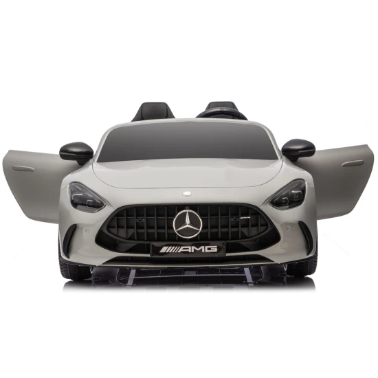 Šviesiai pilkas Mercedes GT63 AMG DK-GT63 24 V akumuliatorinis automobilis Elektrinės mašinėlės vaikams