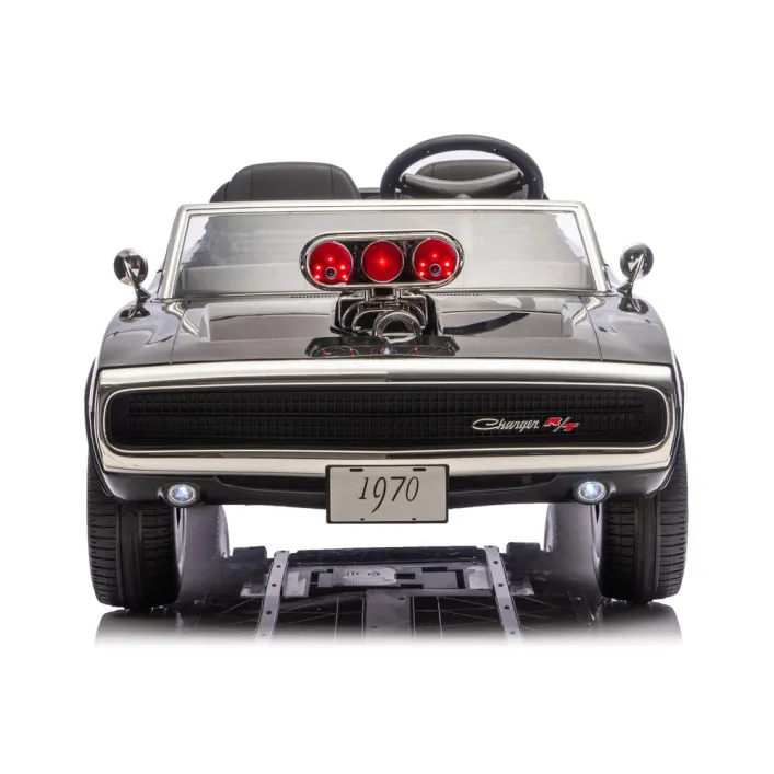 Dodge Charger R/T DLS-K12 24V7Ah Black Battery Car Elektrinės mašinėlės vaikams
