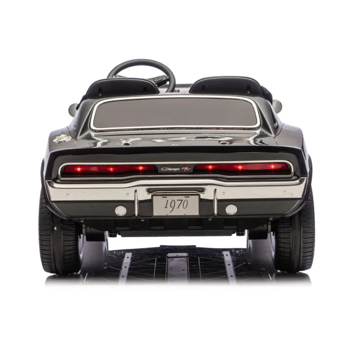 Dodge Charger R/T DLS-K12 24V7Ah Black Battery Car Elektrinės mašinėlės vaikams