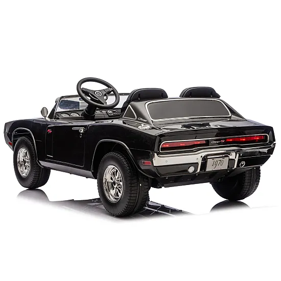 Dodge Charger R/T DLS-K12 24V7Ah Black Battery Car Elektriskās mašīnas bērniem