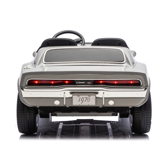 Akumuliatorinis pilkas automobilis Dodge Charger R/T DLS-K12 Elektrinės mašinėlės vaikams