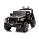 Juodas elektrinis automobilis Jeep Rubicon DK-JWR556 Elektrinės mašinėlės vaikams