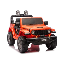 Oranžinis elektrinis automobilis Jeep Rubicon DK-JWR556