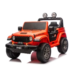 Oranžinis elektrinis automobilis Jeep Rubicon DK-JWR556