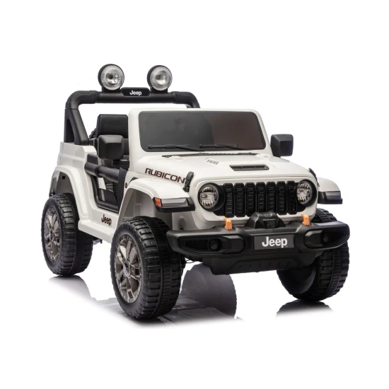 Jeep Rubicon 4x4 DK-JWR556 4x200W 24V White Battery-Operated Vehicle Elektrinės mašinėlės vaikams