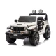 Jeep Rubicon 4x4 DK-JWR556 4x200W 24V White Battery-Operated Vehicle Elektrinės mašinėlės vaikams