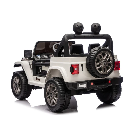Jeep Rubicon 4x4 DK-JWR556 4x200W 24V White Battery-Operated Vehicle Elektrinės mašinėlės vaikams