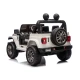 Jeep Rubicon 4x4 DK-JWR556 4x200W 24V White Battery-Operated Vehicle Elektrinės mašinėlės vaikams