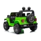 Žalias elektrinis automobilis Jeep Rubicon DK-JWR556 Elektrinės mašinėlės vaikams