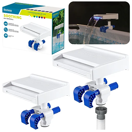 LED baseino fontanas 7 spalvų IP67 Bestway 58619