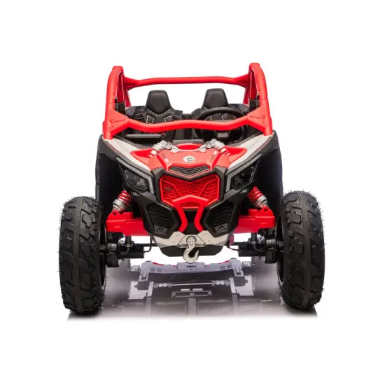 Raudonas akumuliatorinis automobilis Maverick CAN-AM Turbo Strong Air Elektrinės mašinėlės vaikams