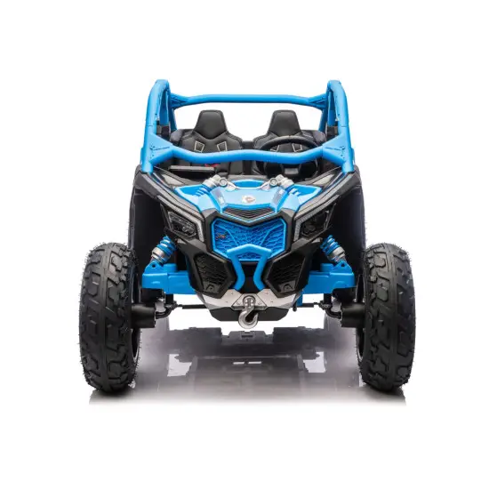 Mėlynas akumuliatorinis automobilis Maverick CAN-AM Turbo Strong Air Elektrinės mašinėlės vaikams