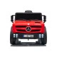 Akumuliatorinis raudonas automobilis Mercedes Unimog HM7588 Elektrinės mašinėlės vaikams