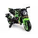 XW-07 baterijomis maitinamas žalias motociklas