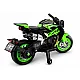 XW-07 baterijomis maitinamas žalias motociklas