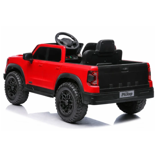 Akumuliatorinis raudonas automobilis 4x4 P4 Elektrinės mašinėlės vaikams