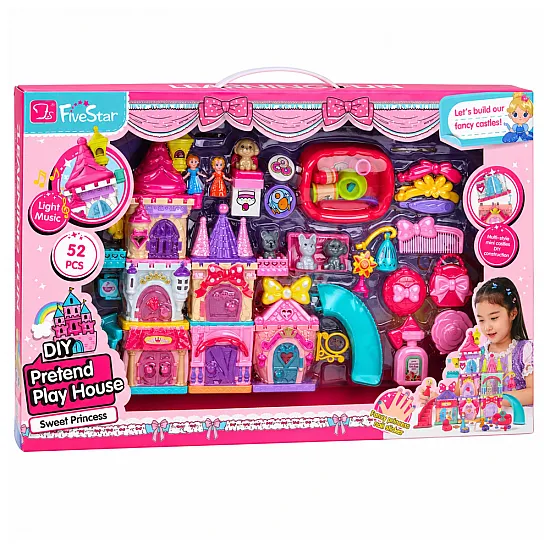 Princess Castle Building Set, 52 pieces.