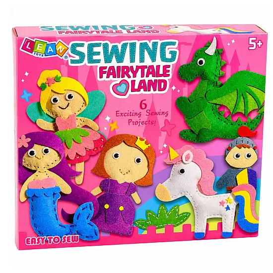 Creative Sewing Kit for Plush Toys: Fairy Tale Land