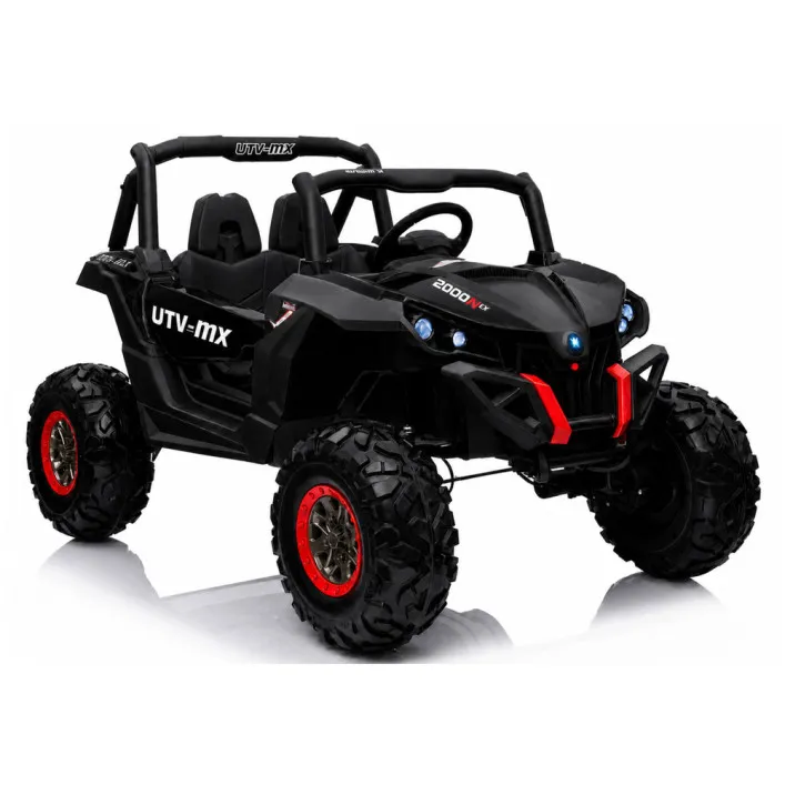 Elektrinė mašinėlė vaikams Jeep XMX603, juoda