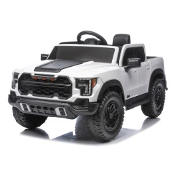 White 4x4 P4 Battery-Powered Car 